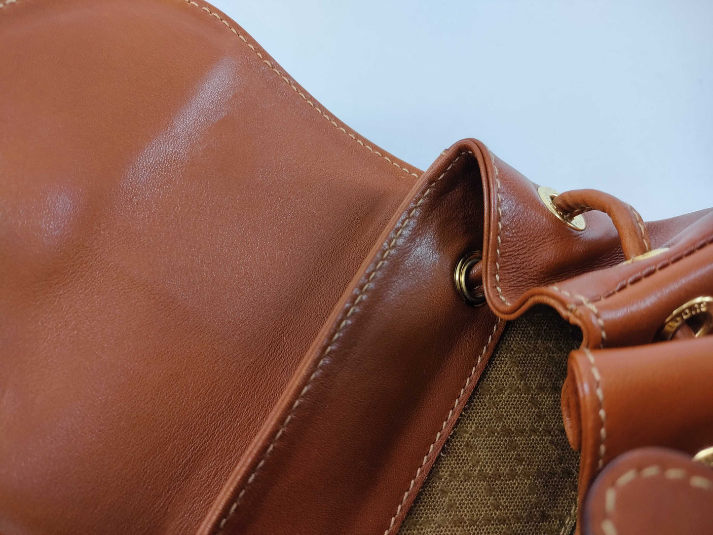GUCCI Bamboo Leather Backpack 003・2058・0030 Brown Backpack