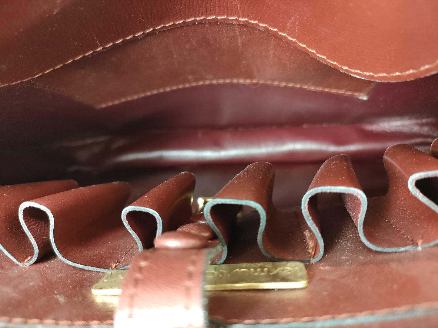 Cartier Must Cartier Must Line Leather Shoulder Bag Bordeaux Shoulder Bag