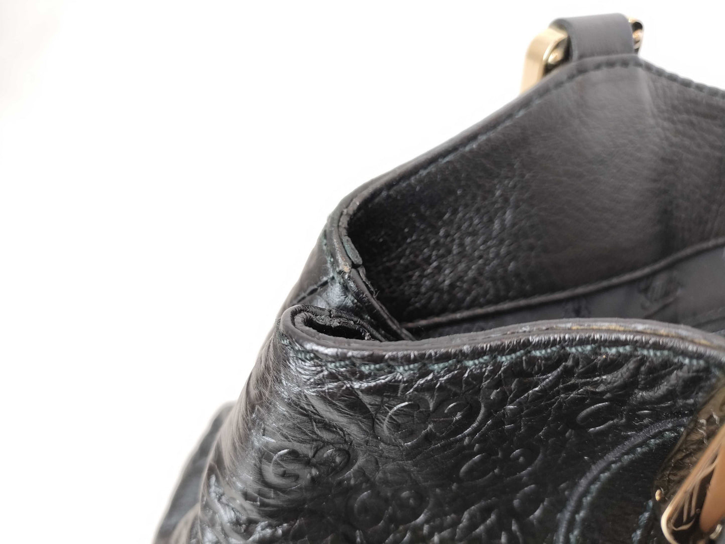 GUCCI Guccissima Tote Bag 211935 213048 Black Tote Bag