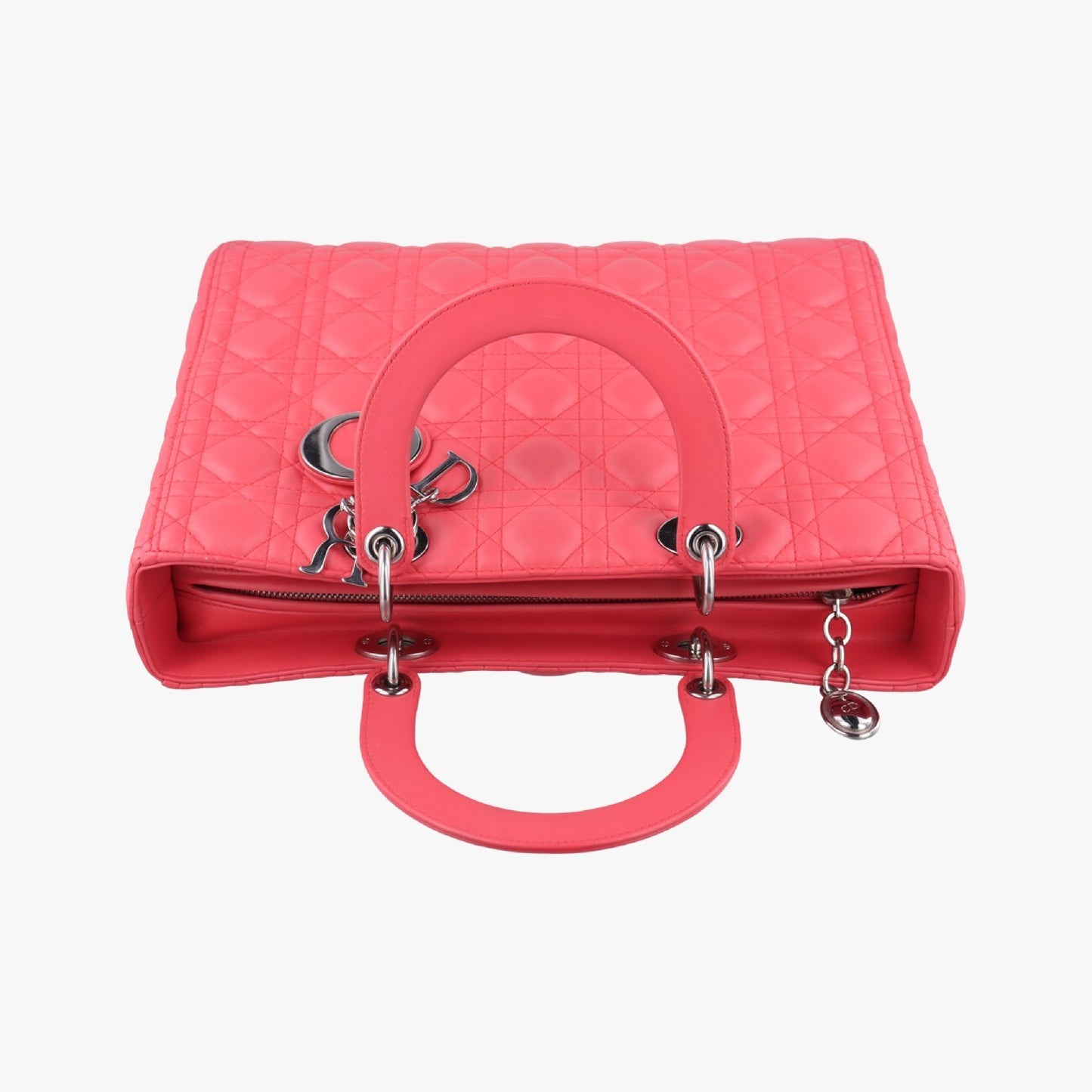 Dior Lady Dior Pink Lambskin 15-BO-1112 Shoulder Bag