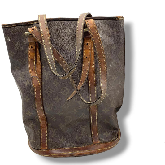 LOUIS VUITTON Louis Vuitton Bucket Tote Bag Monogram Leather Tote Bag