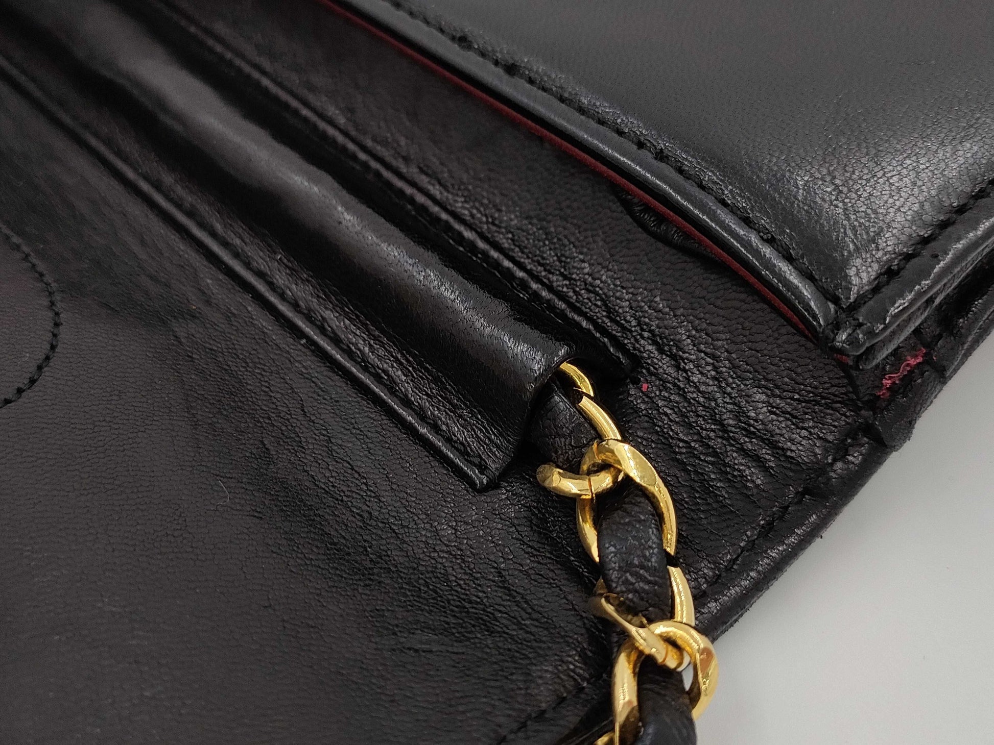 CHANEL Matelassé Full Flap Push Lock Chain Shoulder Bag