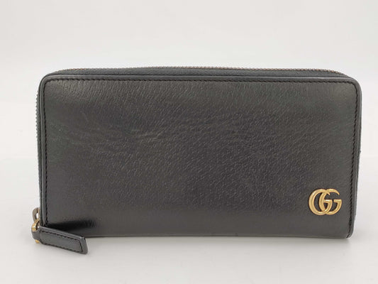 GUCCI GG Marmont 428736 Long Wallet with Zip-Around Design