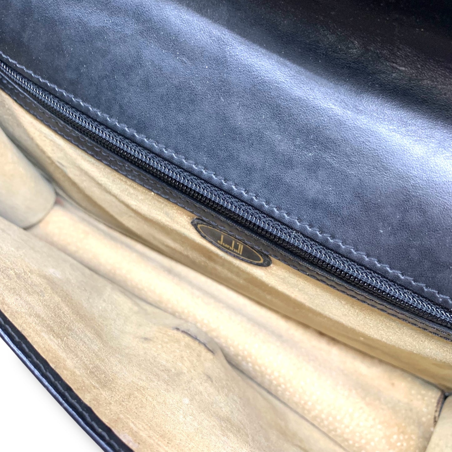 Dunhill clutch bag leather handbag