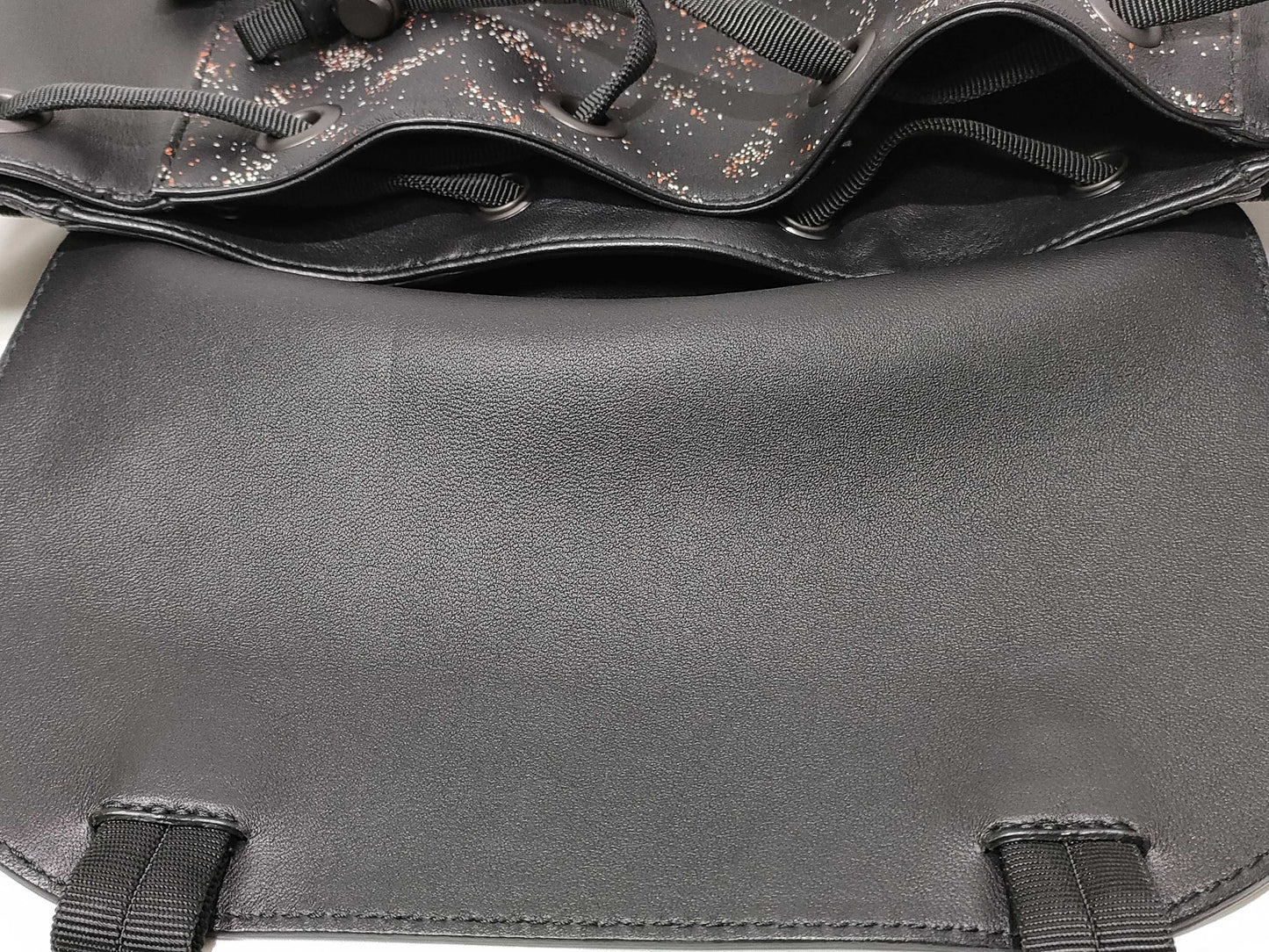 BOTTEGA VENETA Intrecciato Leather Backpack in Black
