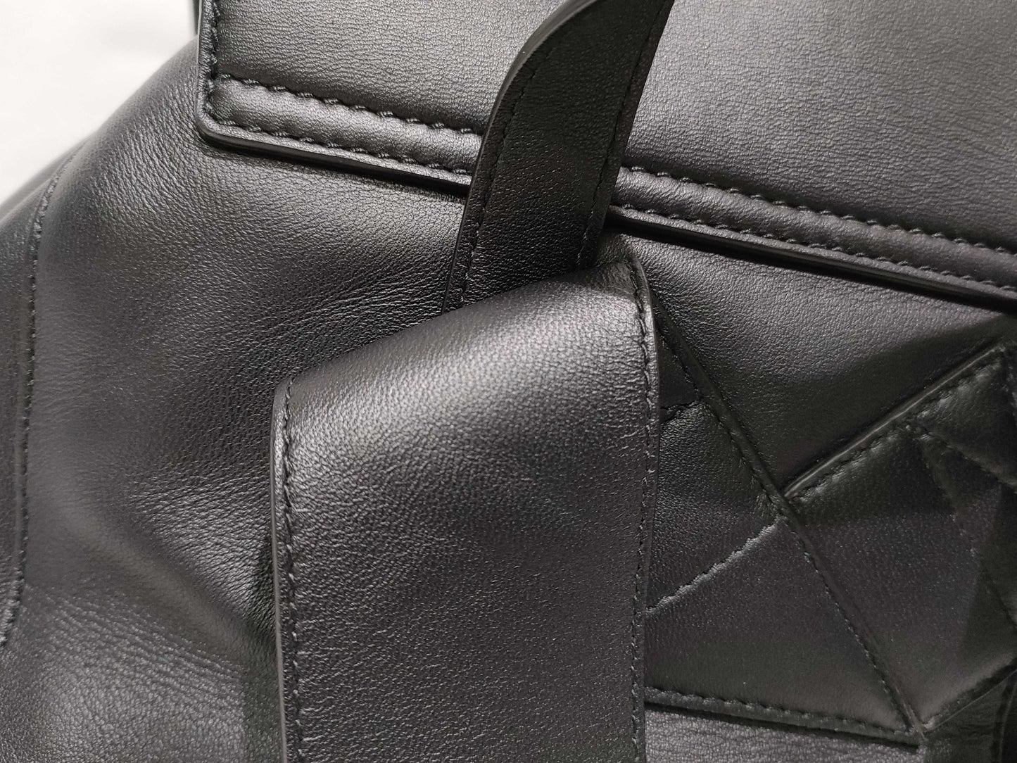 BOTTEGA VENETA Intrecciato Leather Backpack in Black