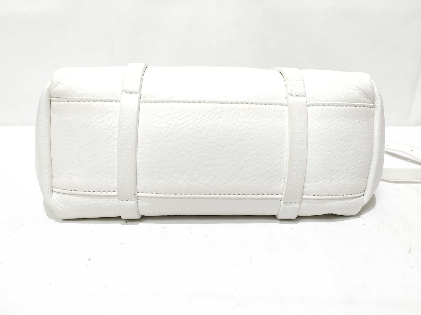 BALENCIAGA Everyday Tote, Leather, White, 2-Way, 489813 Tote Bag