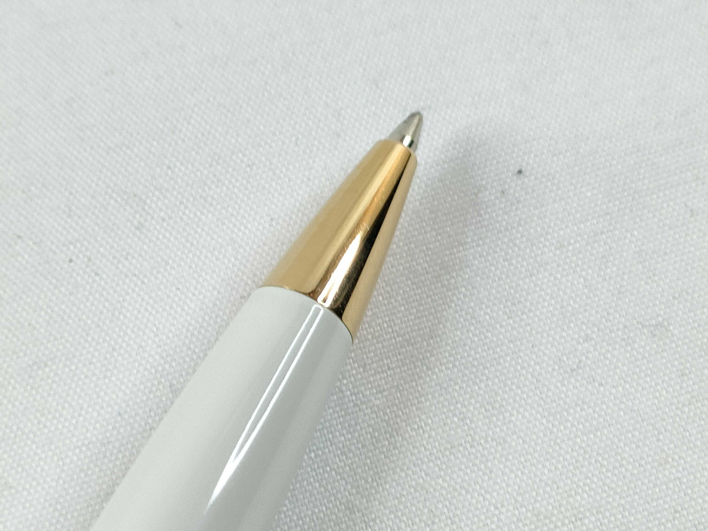 WATERMAN Twist Ballpoint Pen, White x Gold, Pen/Fountain Pen