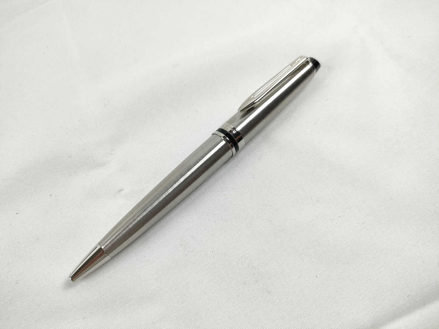WATERMAN Expert Essential Twist Ballpoint Pen, Silver