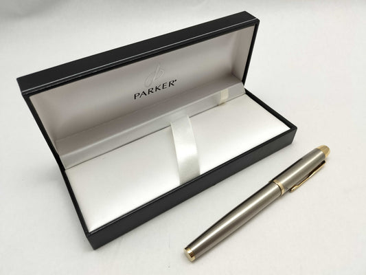 PARKER Fountain Pen Silver x Gold Pen