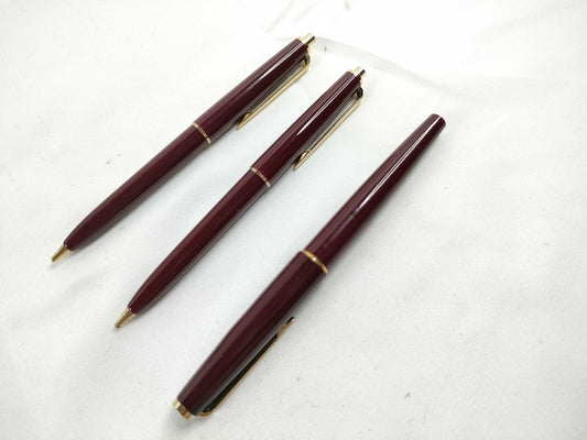 MONTBLANC 3-Piece Set, Bordeaux and Gold