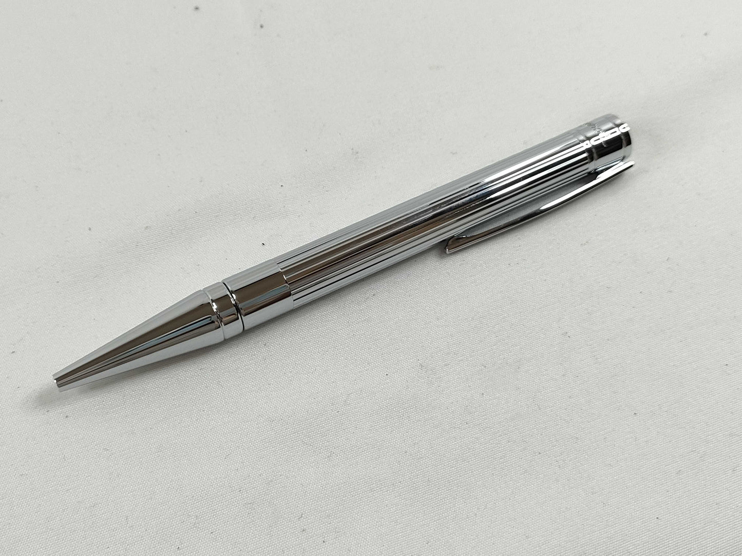 S.T. Dupont Twist Ballpoint Pen, Silver