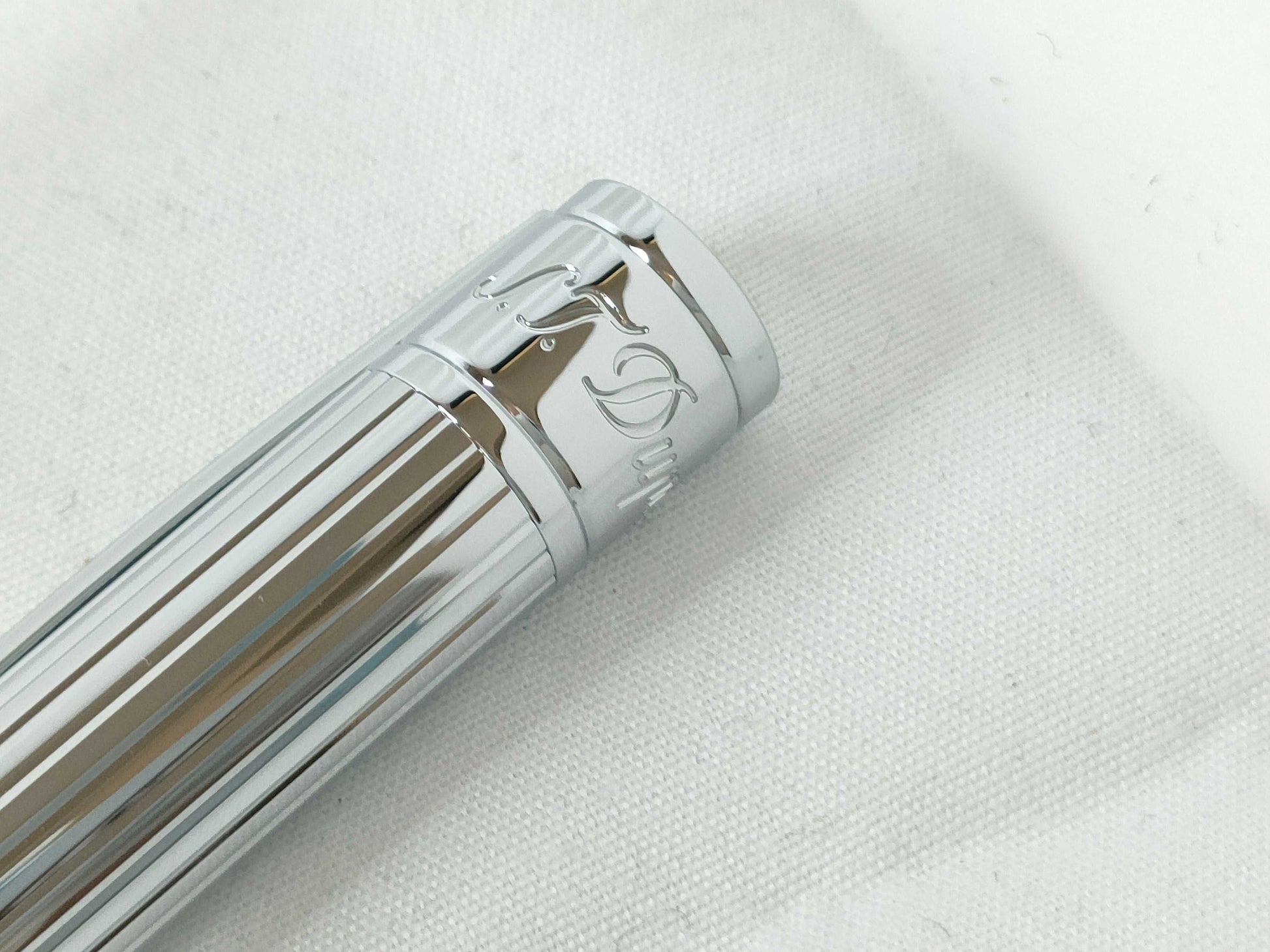 S.T. Dupont Twist Ballpoint Pen, Silver