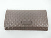 GUCCI Guccissima Gucci Micro Guccissima Bi-fold Long Wallet Leather Gray 449396 Wallet