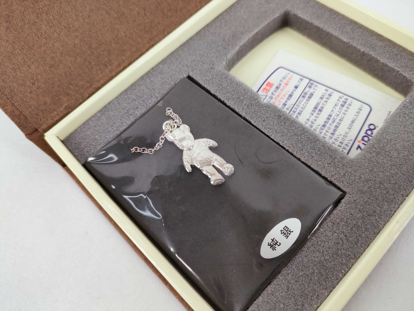 ZIPPO Lighter Were STEDDY Teddy Bear Sterling Silver Other Accessories