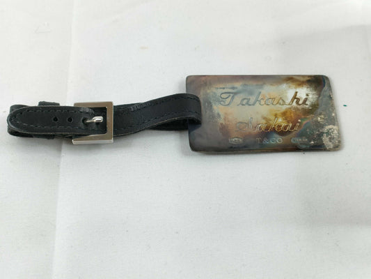 Tiffany & Co. Tiffany Name Tag 925 x Leather Personalized Other Accessories