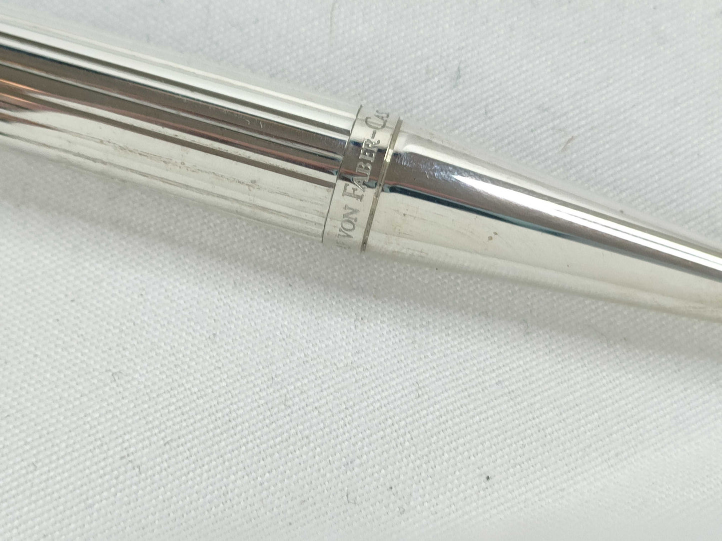 Graphphone Faber-Castell Classic Collection Twist Ballpoint Pen, Silver 925, 148533