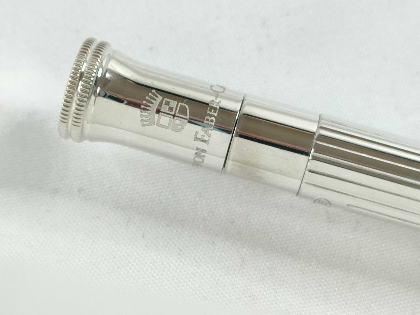 Graphphone Faber-Castell Classic Collection Twist Ballpoint Pen, Silver 925, 148533