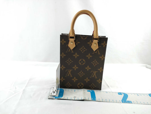 LOUIS VUITTON Monogram LV Petite Sac Plat M81295 RFID Enabled Handbag