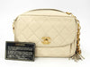 CHANEL Matelasse Fringe Tassel Beaded Chain Shoulder Bag