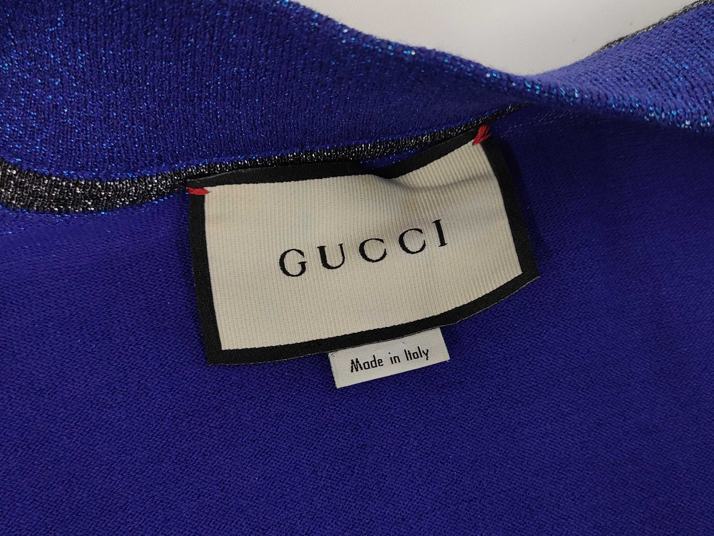 GUCCI GG logo interlocking logo glitter jersey top jacket