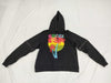 GUCCI Hoodie Black Sleeve Zip 2-Way Top