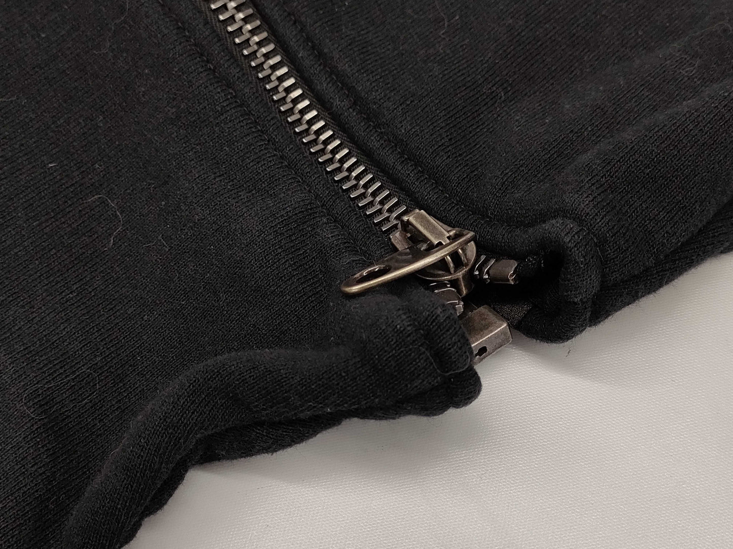 GUCCI Hoodie Black Sleeve Zip 2-Way Top