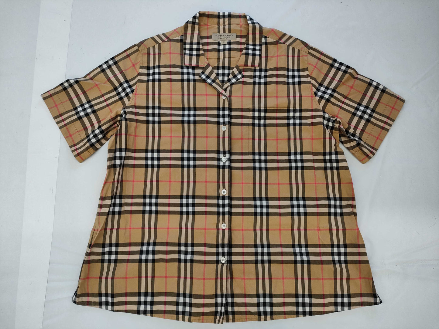 BURBERRY Nova Check Current Tag Shirt Men's Size 8 Shirt
