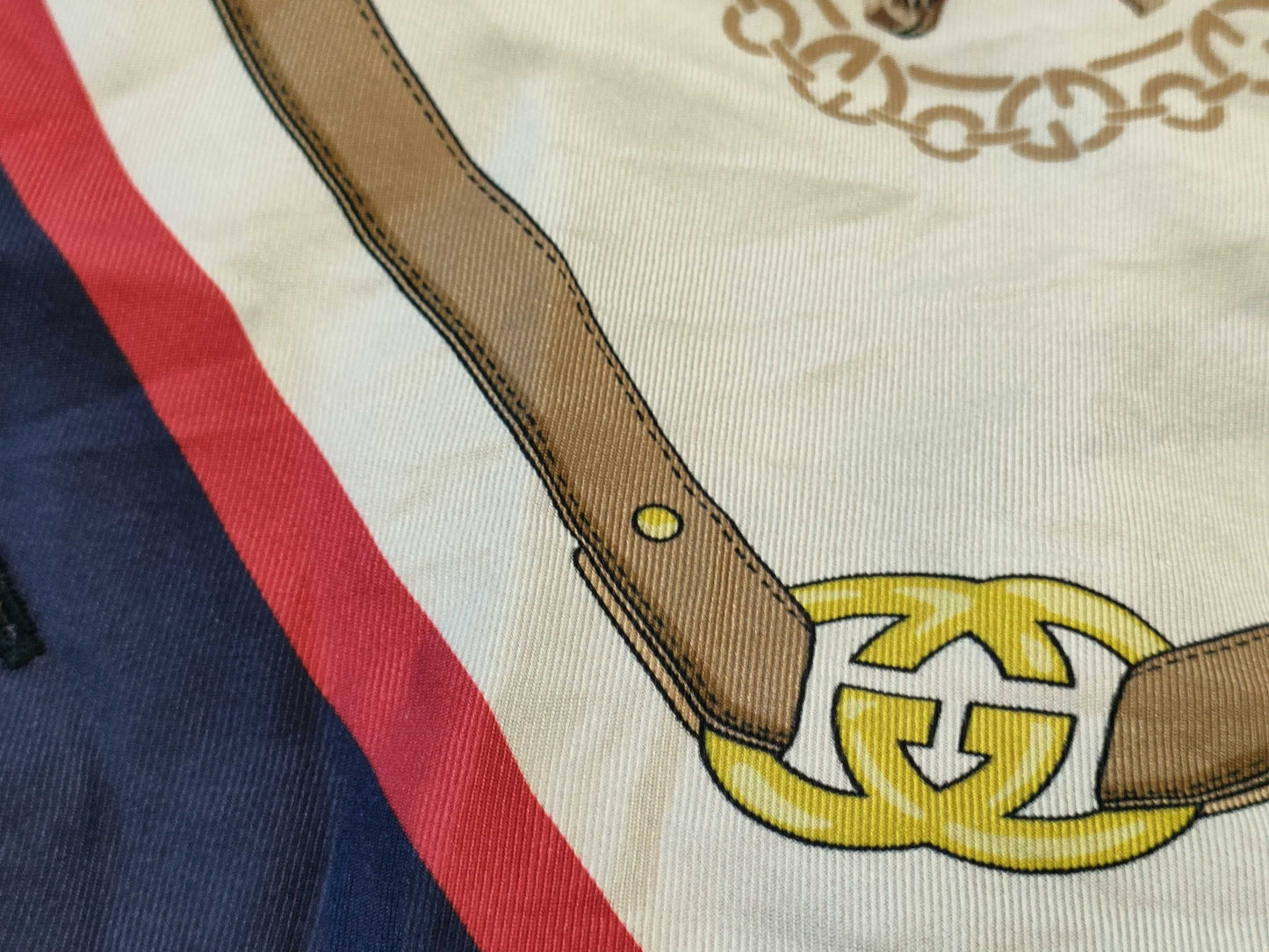 GUCCI Horse Shirt Men's Horse Silk