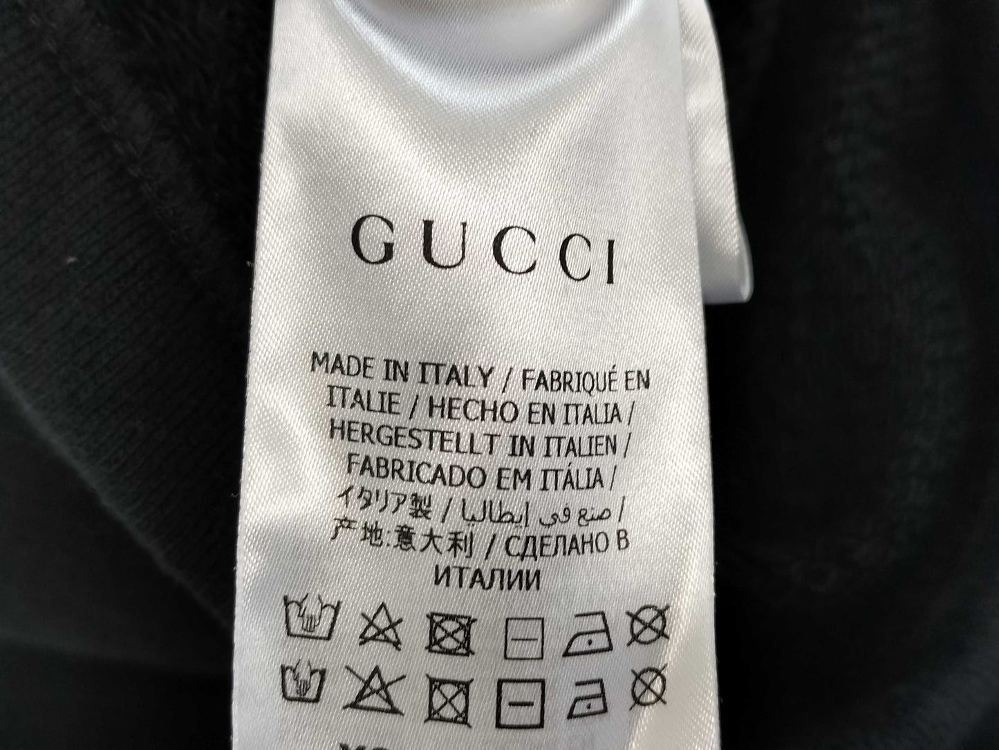 GUCCI Hoodie Dress, Black, Long, Size XS, Tops