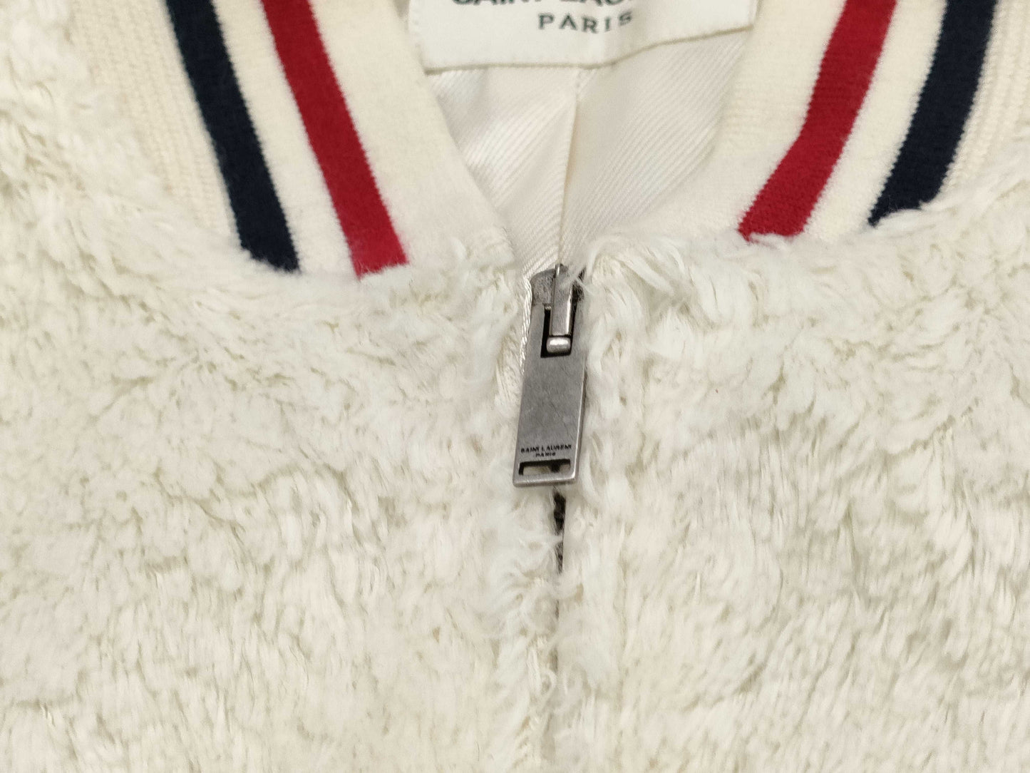 SAINT LAURENT PARIS Men's Teddy Jacket with Fur