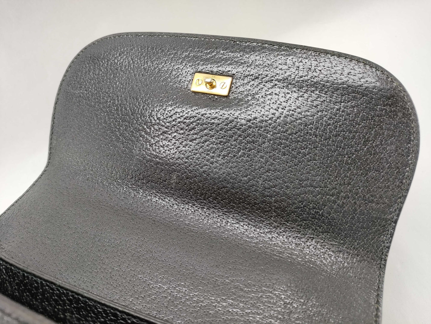 GUCCI Bamboo Turnlock Top Handle Handbag