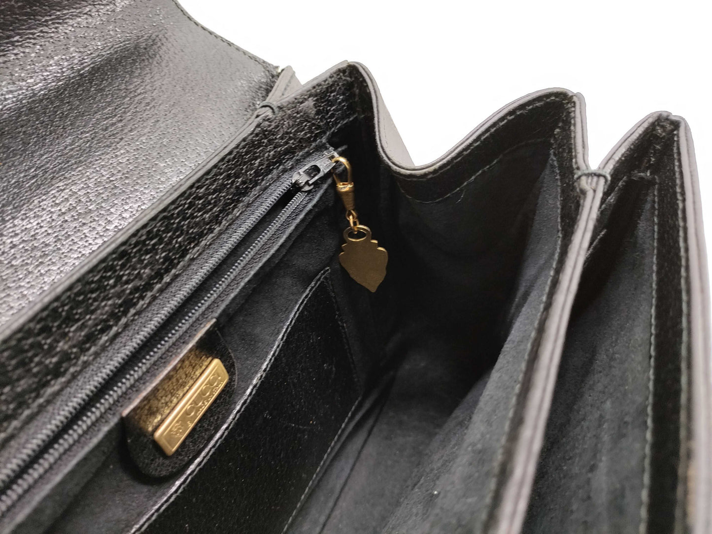 GUCCI Bamboo Turnlock Top Handle Handbag
