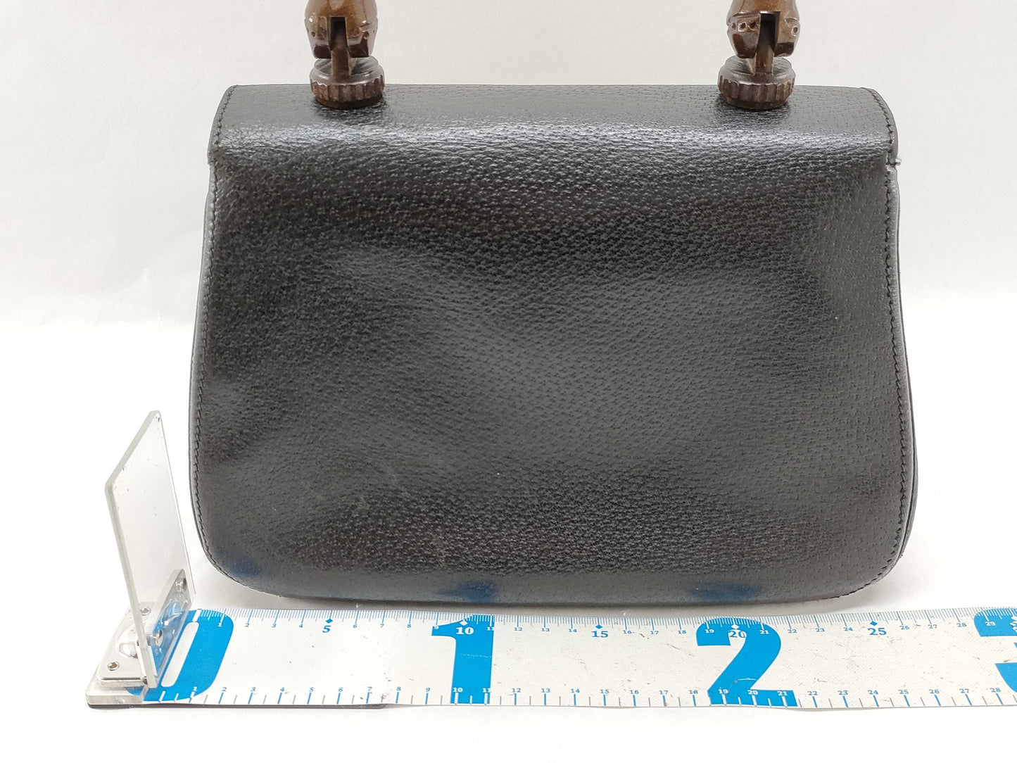 GUCCI Bamboo Turnlock Top Handle Handbag