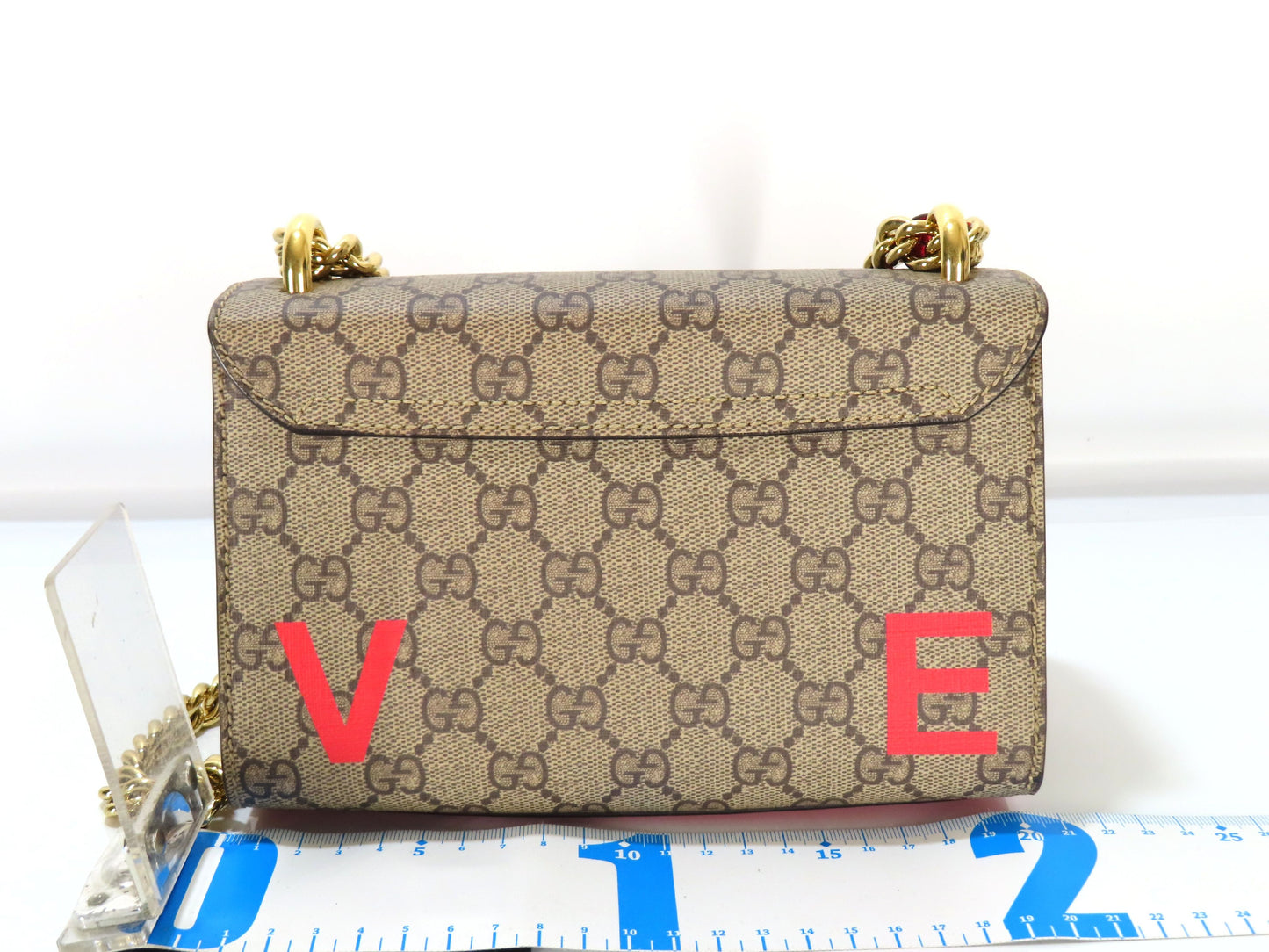 GUCCI Padlock LOVE Chain Shoulder Bag