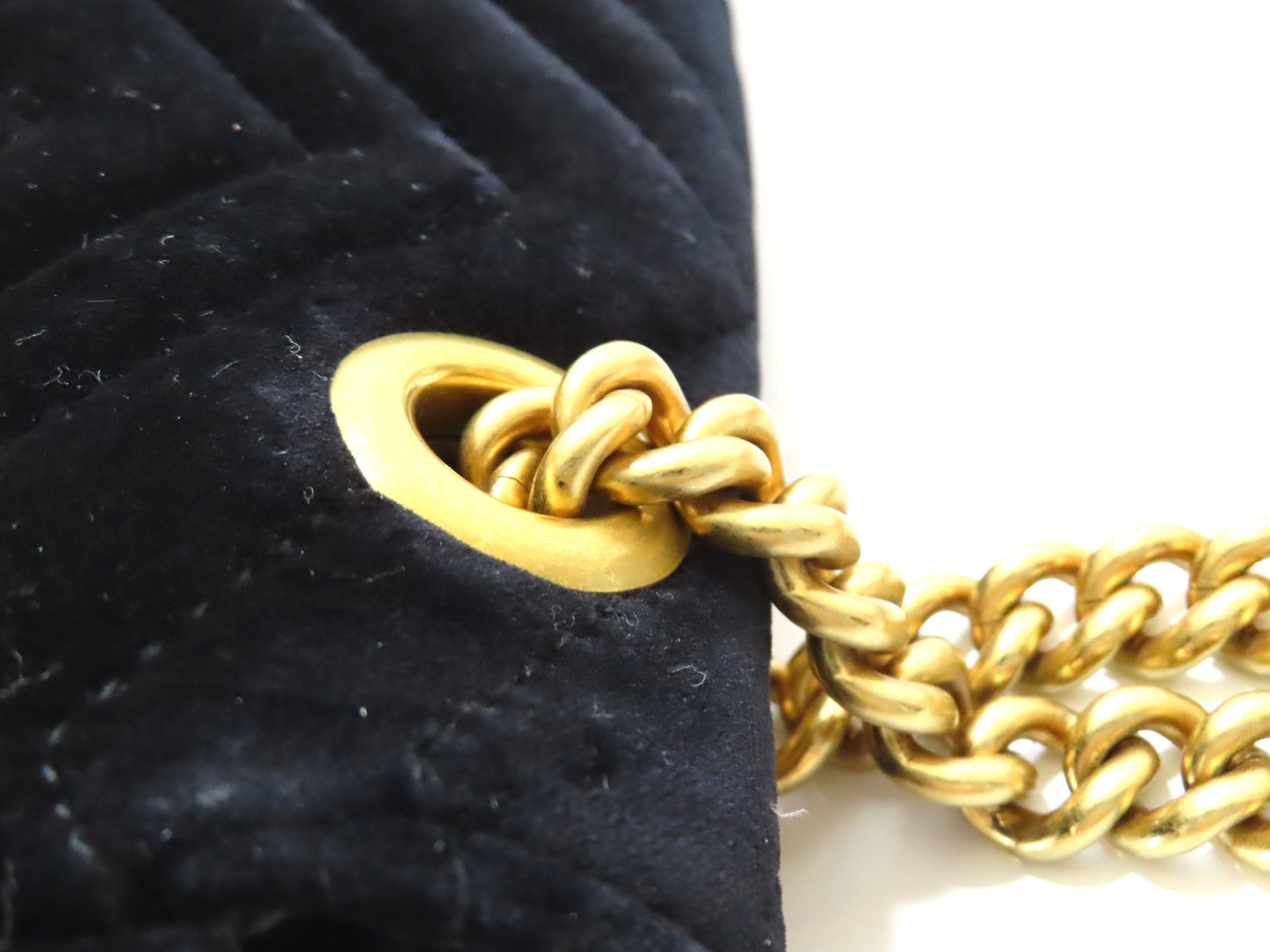 GUCCI Marmont Sequins Heart Velvet Chain Shoulder Bag