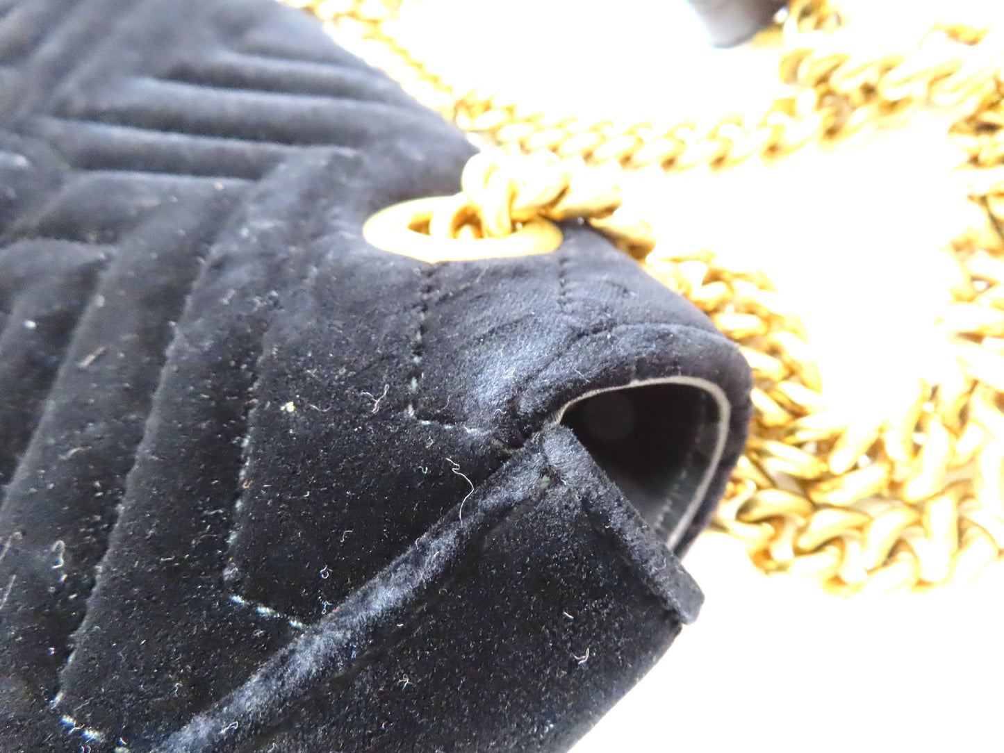 GUCCI Marmont Sequins Heart Velvet Chain Shoulder Bag