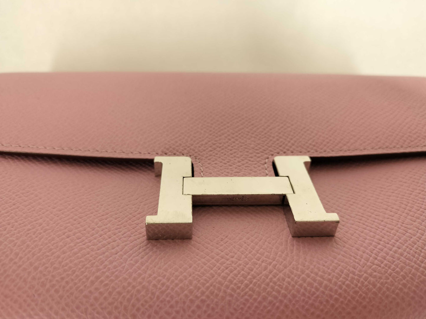 HERMES Constance To-Go Long Wallet with Z Stamp, Epsom Leather, Silver Hardware