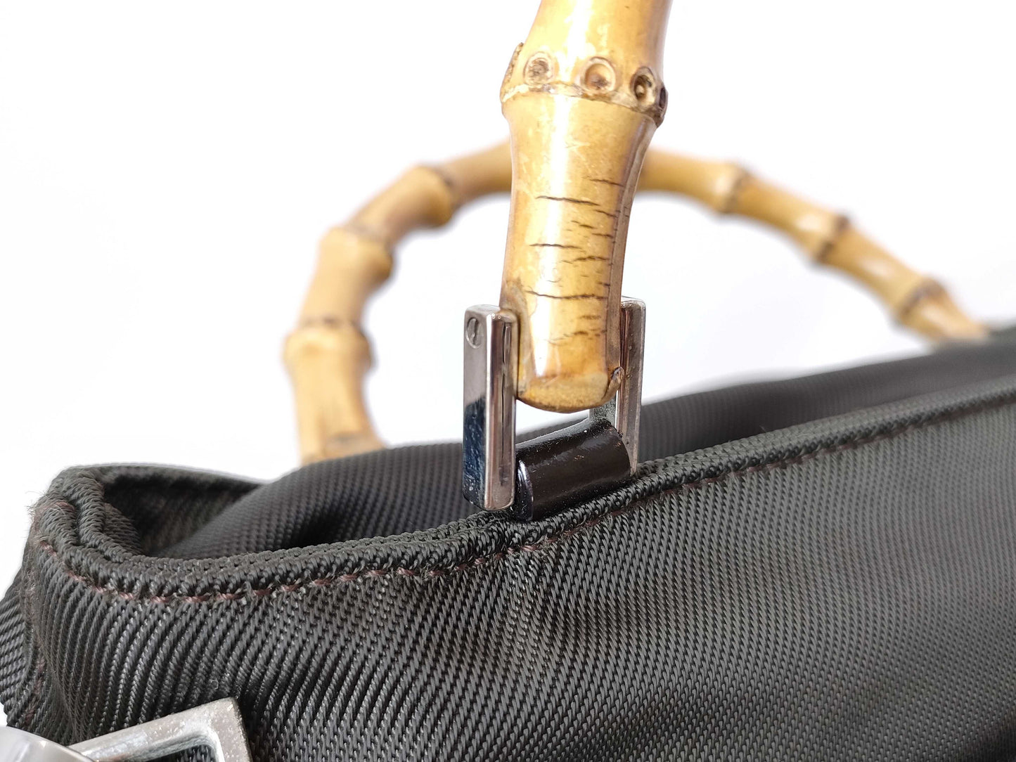 GUCCI Bamboo Gucci One-Shoulder Bag Bamboo Shoulder Bag