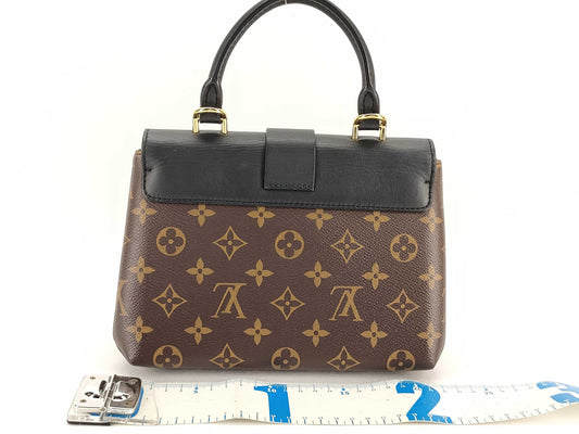 LOUIS VUITTON Rocky BB Monogram Black Shoulder Bag Handbag