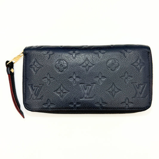 LOUIS VUITTON Monogram Empreinte Zippy Wallet M62121 Wallet