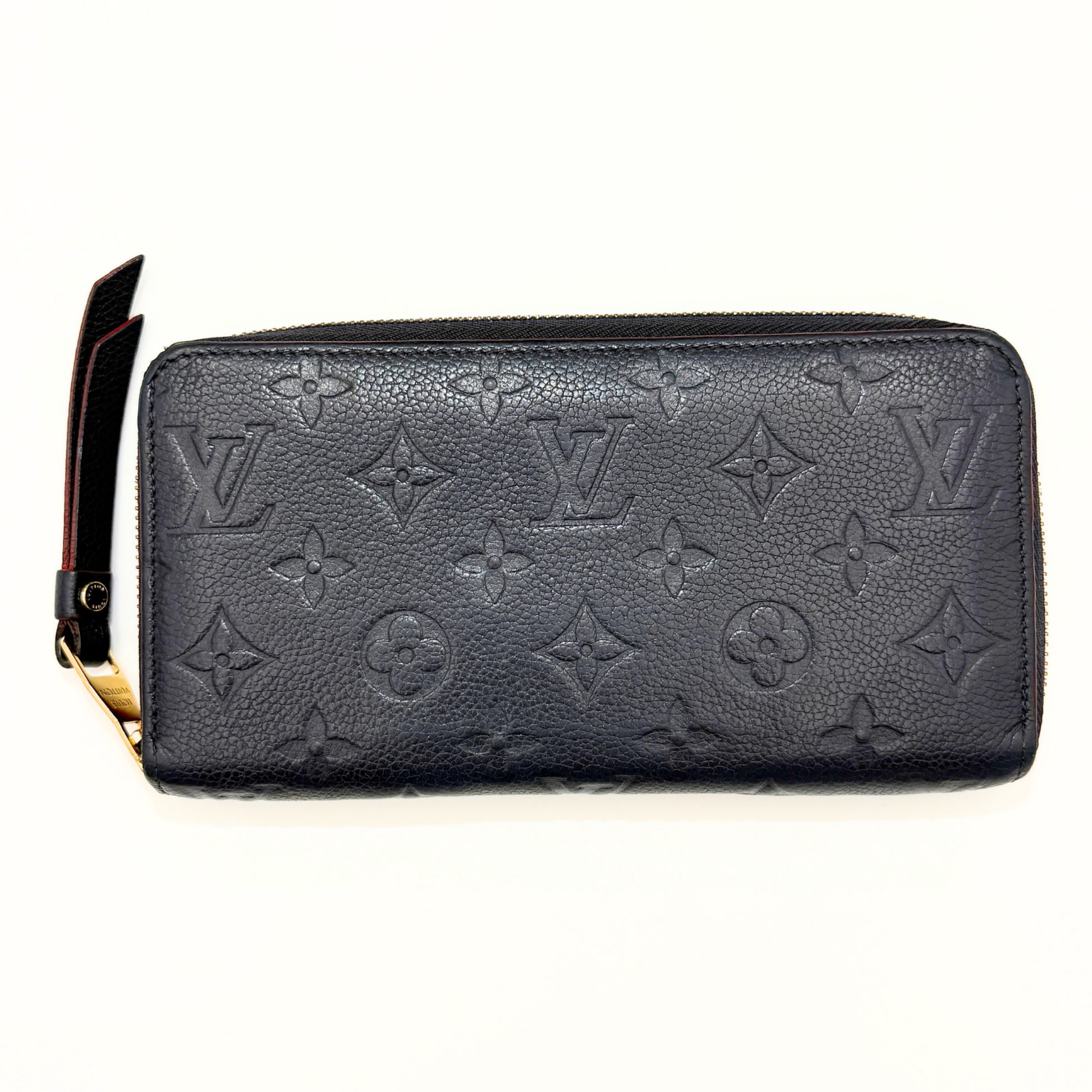 LOUIS VUITTON Monogram Empreinte Zippy Wallet M62121 Wallet
