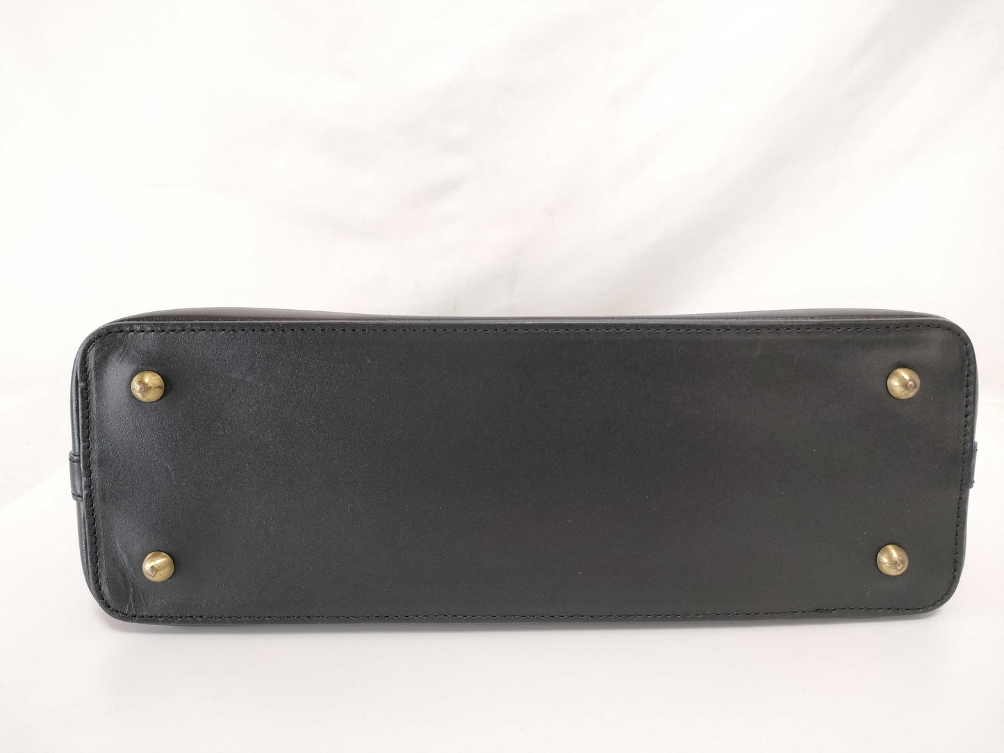 BURBERRY Black Leather Handbag Z6129 Handbag