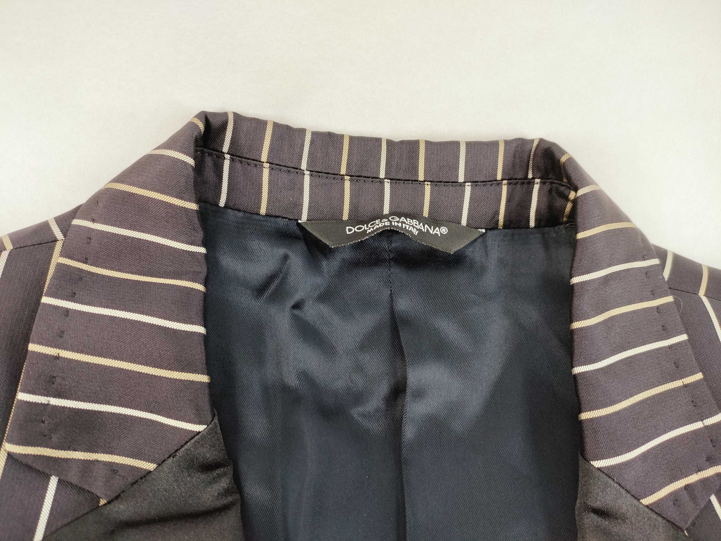 DOLCE&GABBANA DOLCE&GABBANA MARTINI Tuxedo Double-Breasted Jacket Size 48