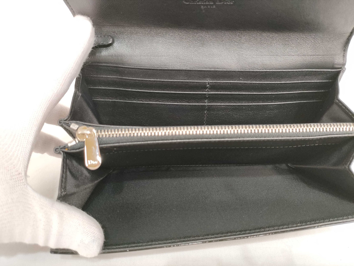Dior DIOR Christian Dior Lady Dior Long Wallet Wallet