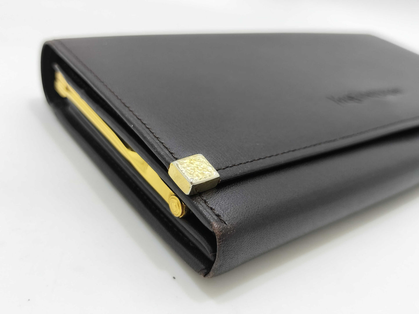 Yves Saint Laurent YSL Leather Long Wallet
