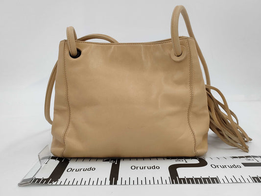 CHANEL Fringe Tortoiseshell Shoulder Bag