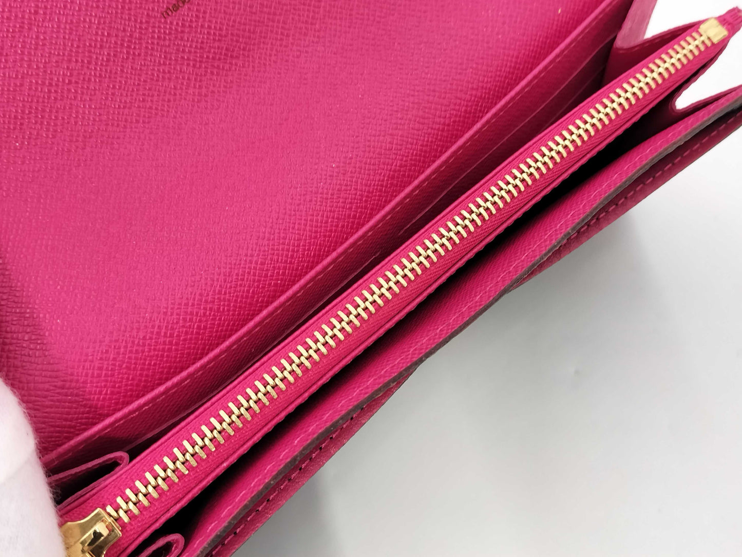 LOUIS VUITTON LV Portefeuille Sarah Multicolor Black M93747 Wallet with Box