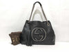 GUCCI Studded Leather Soho Chain Tote Bag