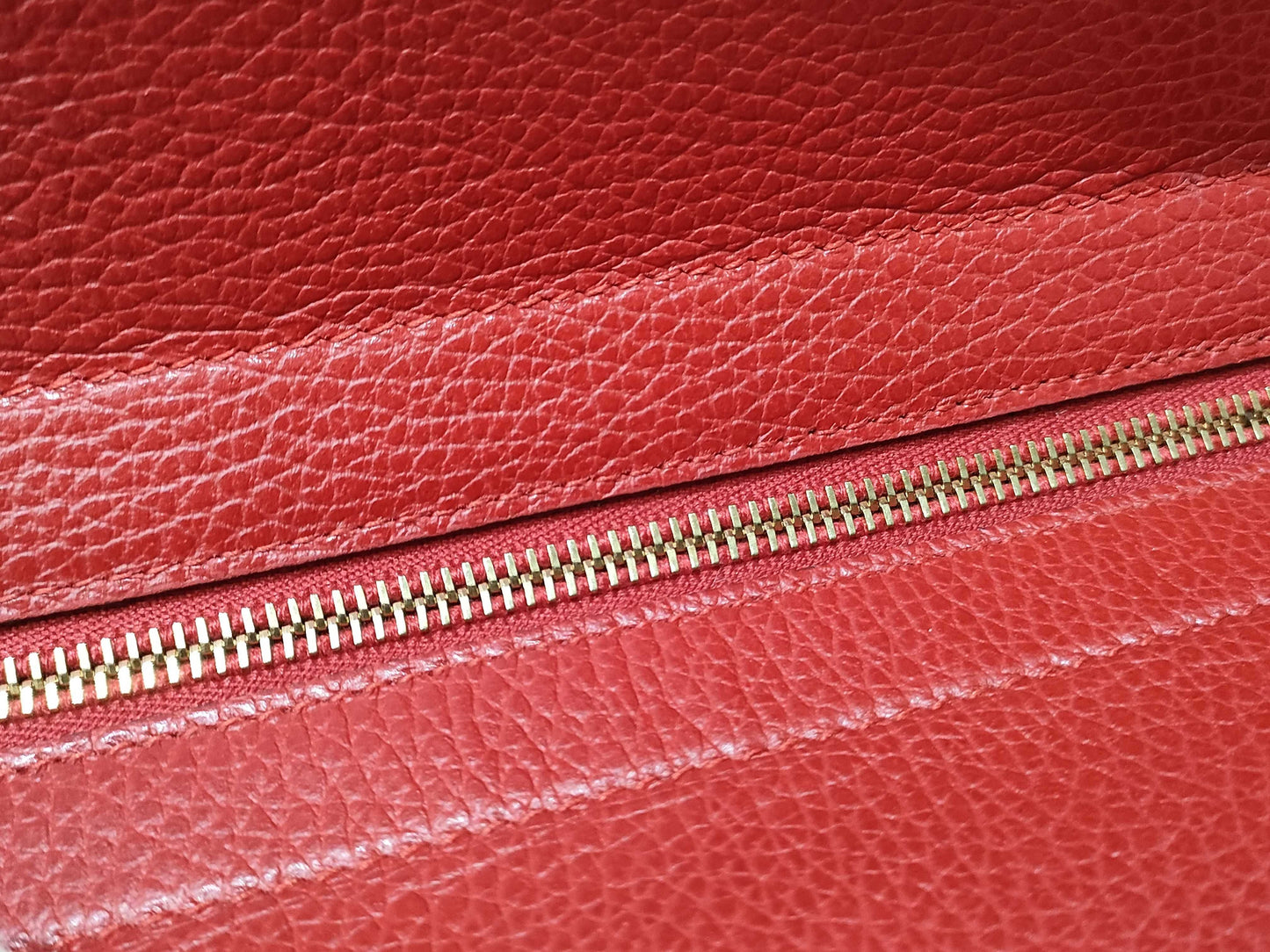 GUCCI Swing Leather Tote Bag